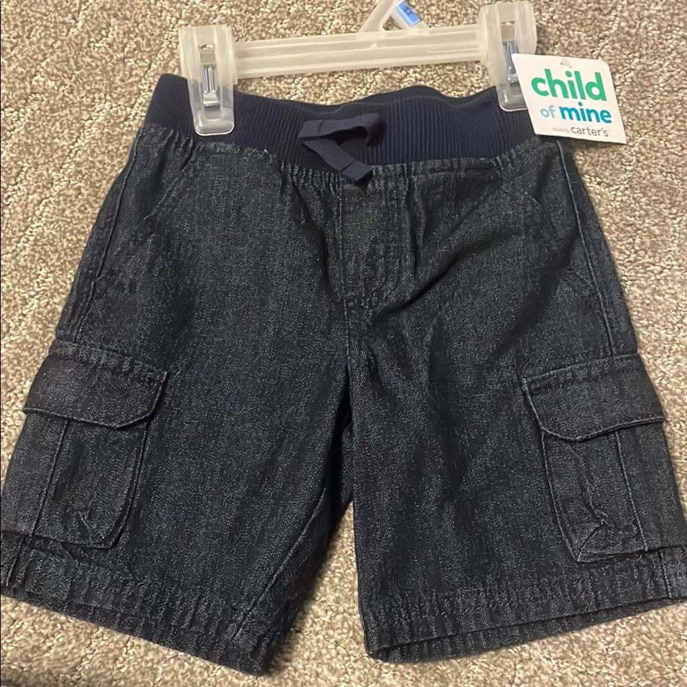 Black Cargo Shorts